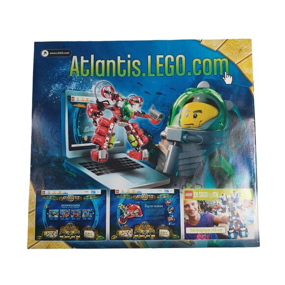 8077 Atlantis Book 1 LEGO Building Manual Instruction Replacement Part - Picture 2 of 2